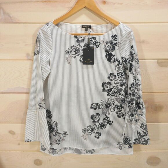 MASSIMO DUTTI Printed Poplin Blouse NWT LAST ONE!!! - Picture 5 of 6